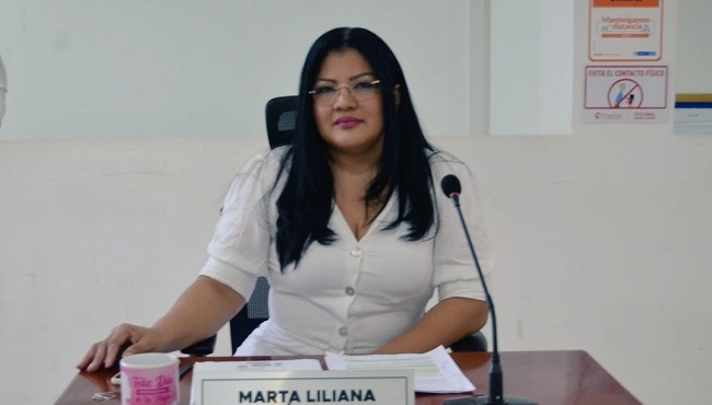 Martha García, concejal Distrital de Santa Marta.