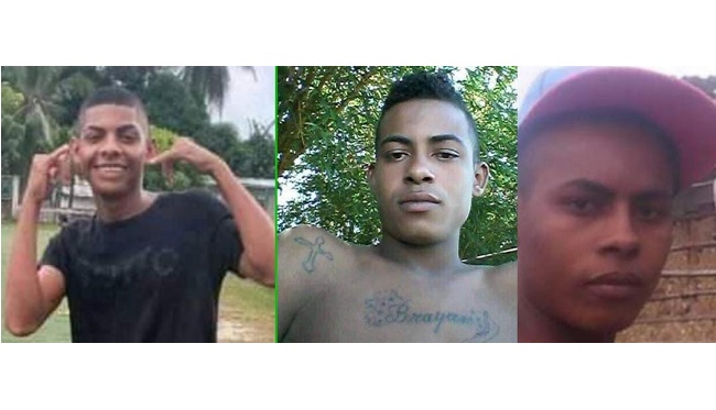 Brayan Castillo Polo y Andrés Orozco Villa, asesinados a tiros, y Javier Castillo Polo, herido.