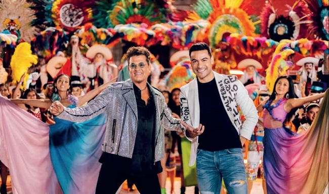 Carlos Rivera y Vives interpretan ‘Te Soñé’ en medio de la fiesta y la alegría de Tlaxcala (estado del centro de México).