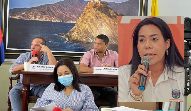 La secretaria de Salud del Magdalena, Diana Celedón se volvió a enfermar horas antes del debate al que fue citada en la Asamblea.