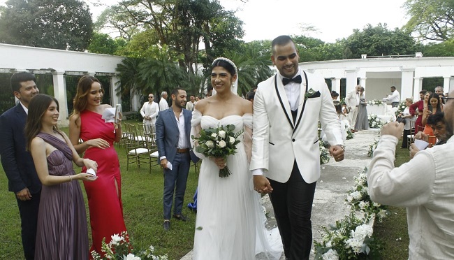 Los recién casados, Alejandra García Salcedo y Hernando Sánchez García.