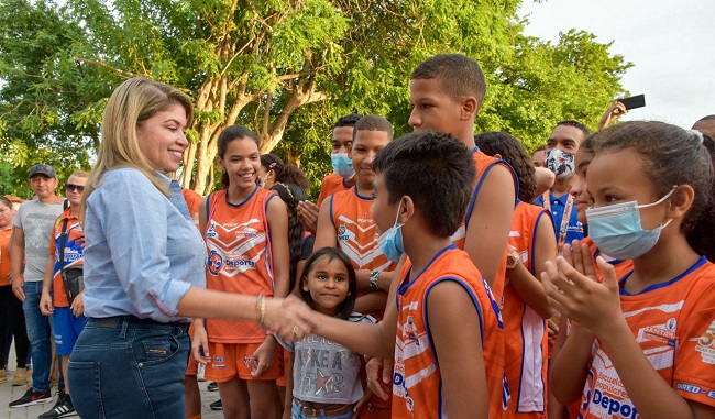 La alcaldesa Virna Johnson anunció que la obra estará lista en el periodo de cuatro meses para el disfrute de todos los samarios.