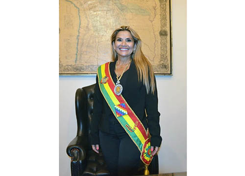 Jeanine Añez, expresidenta interina de Bolívia entre el 2019 y 2020.