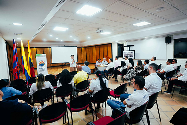 Los líderes de los procesos auditados interactuaron durante dos días con los delegados de ICONTEC.