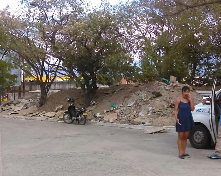 Turista afectada