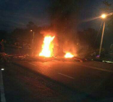 Imagen del inicio de las protestas Imagen del inicio de las protestas