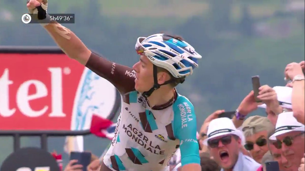 Romain Bardet fue el ganador de la etapa