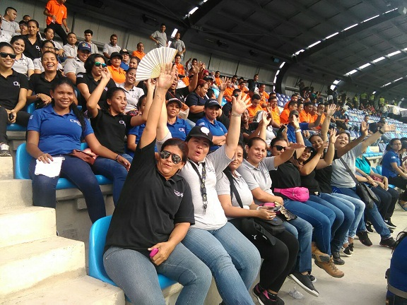 Alegría en los asistentes a la inauguración de los Juegos Bolivarianos 2017