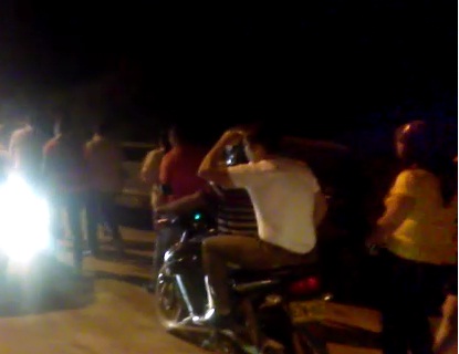Michel Torres en mototaxi