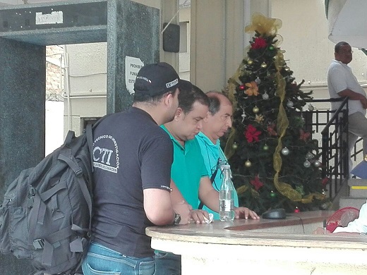 Charris Salcedo, en la imagen de izquierda a derecha