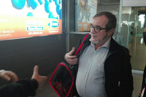 Foto: Rodrigo Londoño, alias Timochenko / Tomada de la cuenta de Twitter @NCprensa