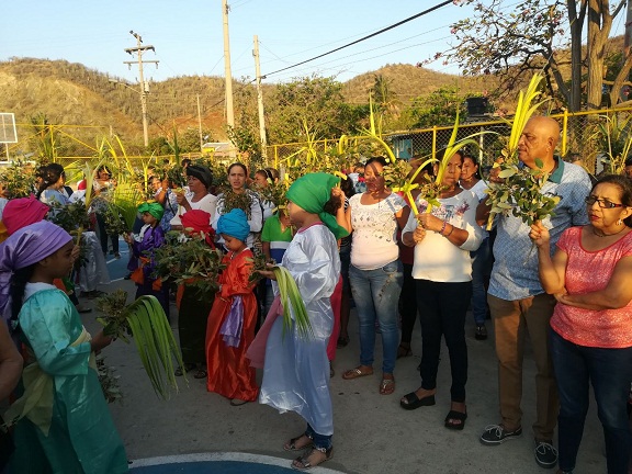 Domingo de Ramos, barrio San Martín. Foto: Édgar Fuentes. 