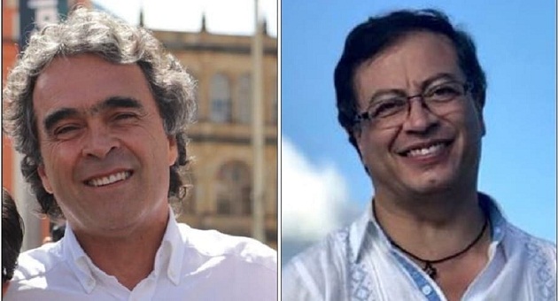 Sergio Fajardo/ Gustavo Petro. Foto: Twitter