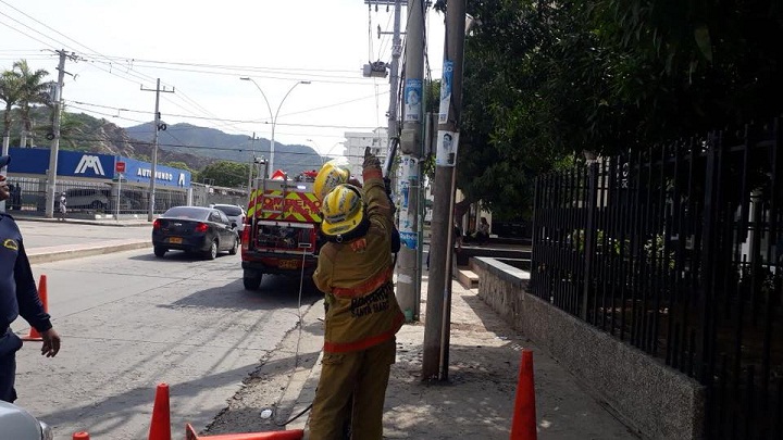 Fotos: Bomberos Santa Marta
