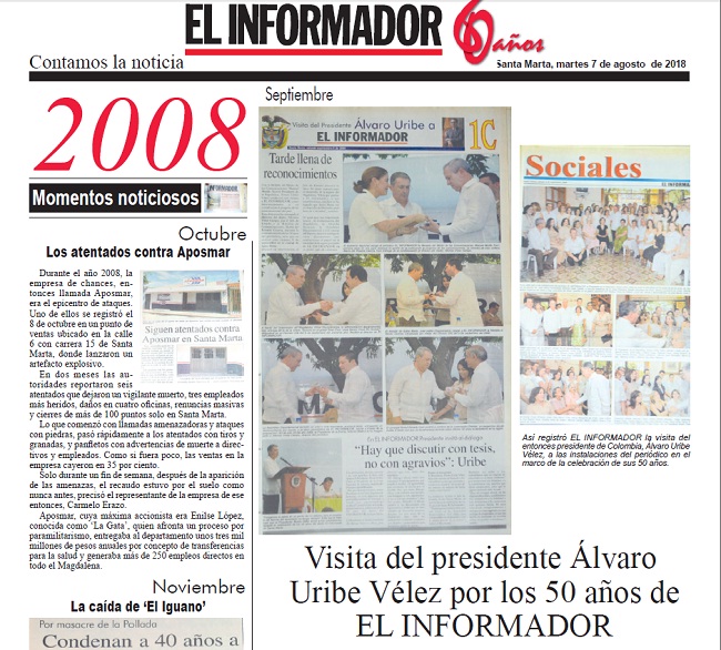 Así registró EL INFORMADOR algunas de las noticias más importantes del 2008.