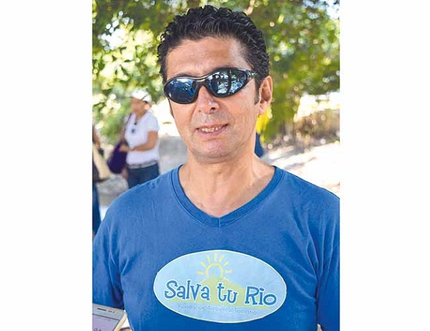 William Gallo, líder de la fundación 'Salva tu río'