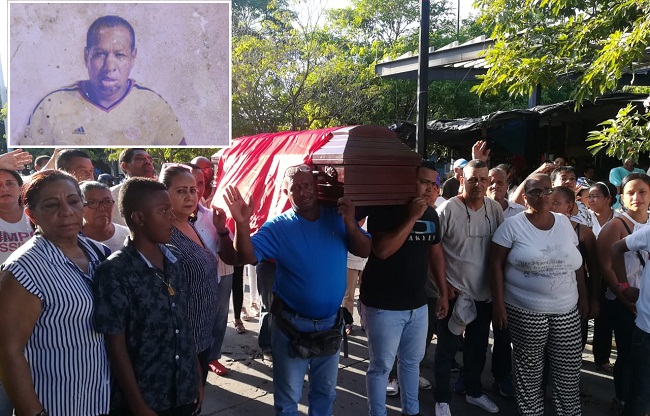 Sepelio de César Guerrero Pájaro