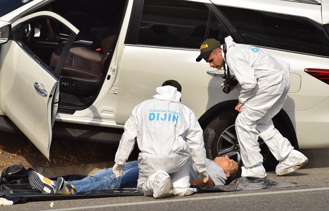  José Benito Villareal Benítez, alias ‘Echeverry’, fue asesinado a tiros cuando se movilizaba en una camioneta en la vía Santa Marta-Ciénaga.