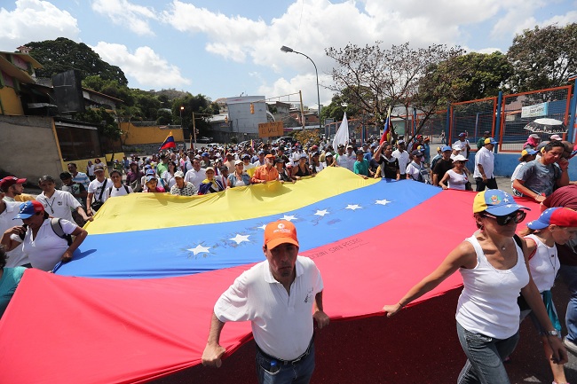 Manifestaciones en Caracas