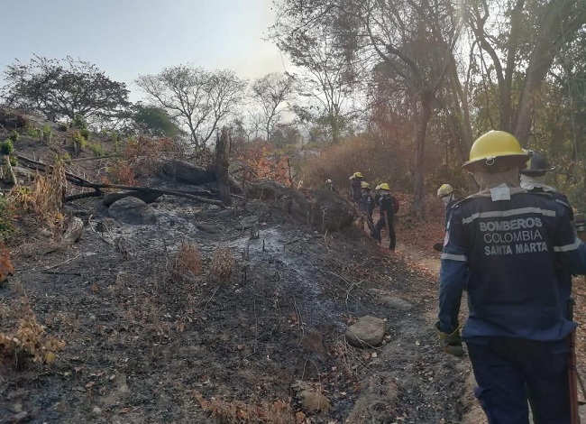 Foto: Cuerpo de Bomberos de Santa Marta