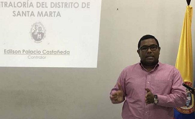Edilson Palacio, contralor distrital.