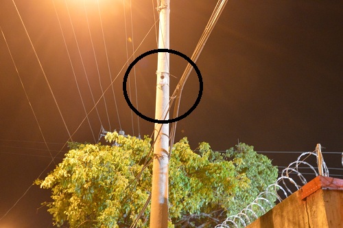 Cámaras de seguridad ubicadas en sectores del barrio San Jorge de Santa Marta 