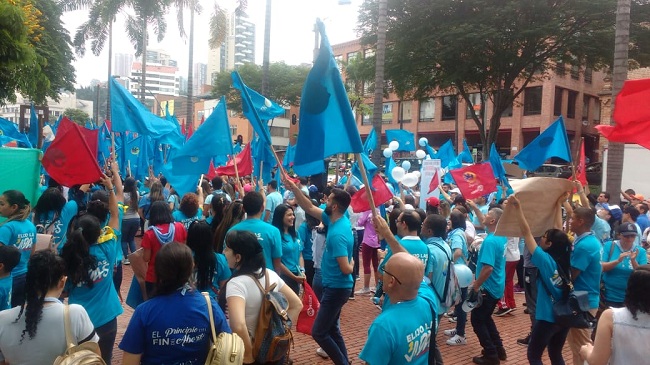 Marcha por la Vida en Medellín