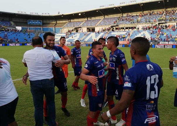 Unión Magdalena celebra la clasificación