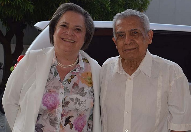 Clara López Obregón y su esposo Carlos Romero Q.E.P.D. Foto/ Archivo EL INFORMADOR