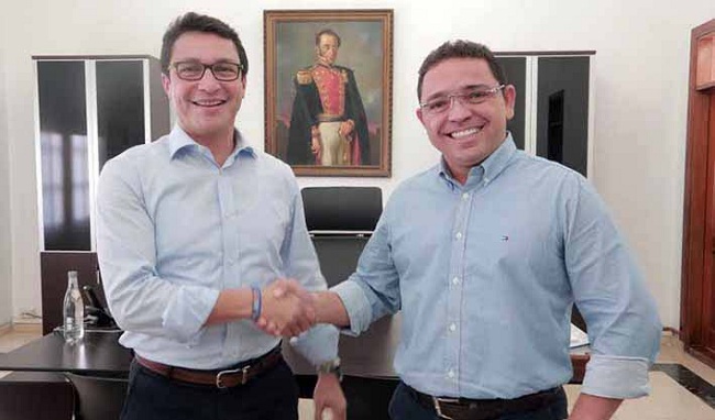 Carlos Caicedo y Rafael Martínez. Foto: Archivo