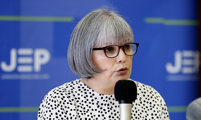  La presidenta de la Justicia Especial de Paz (JEP), Patricia Linares