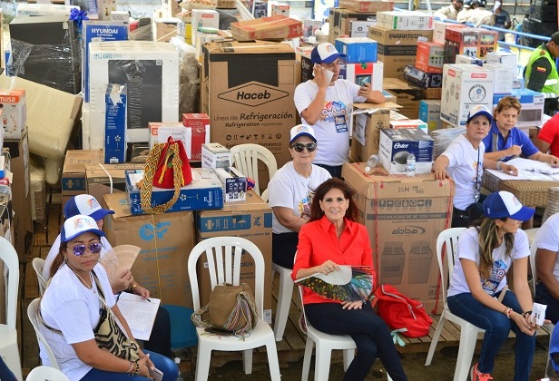 La gobernadora Rosa Cotes lidera la actividad