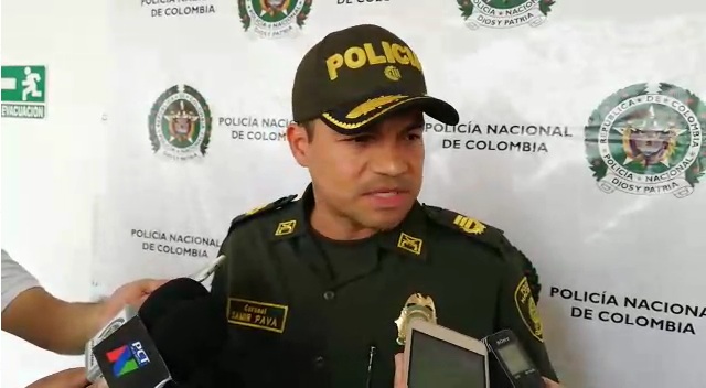 Zamir Pava Ávila, comandante de la Policía del Magdalena