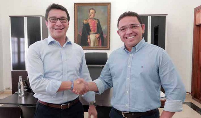 Carlos Caicedo y Rafael Martínez
