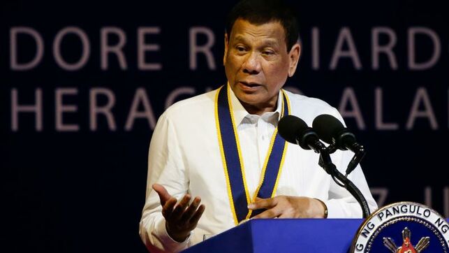 El presidente de Filipinas, Rodrigo Duterte