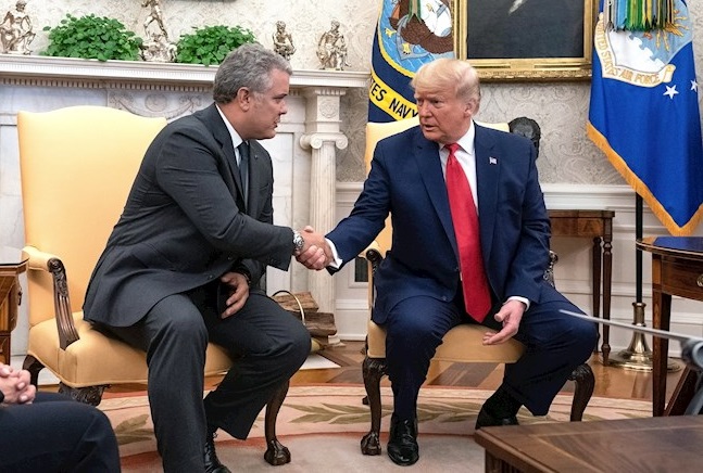 Iván Duque y Donald Trump