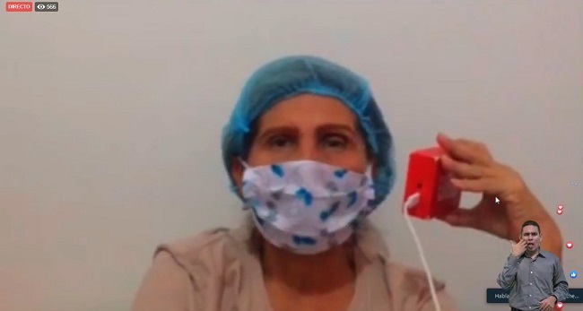 Captura de video del programa institucional '24 días por la vida'