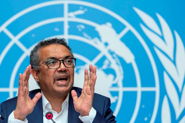 El director general de la Organización Mundial de la Salud (OMS), Tedros Adhanom Ghebreyesus. EFE