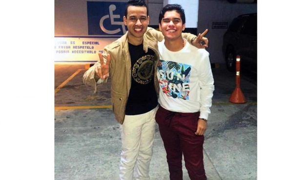 Martín Elías junto con su hermano Moisés Díaz