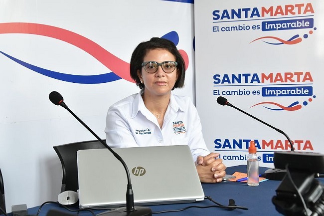 Ingrid Llanos, secretaria de Hacienda Distrital.