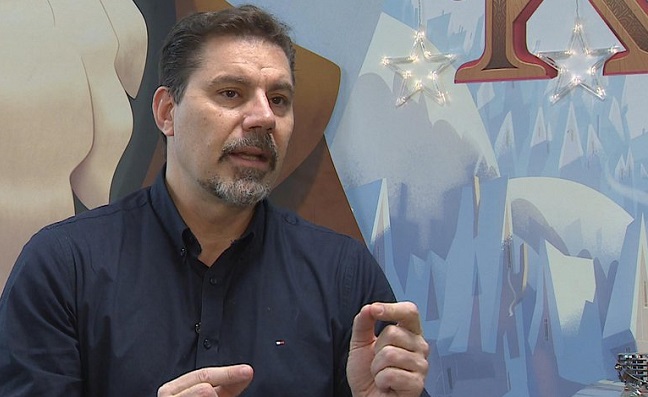 El director del largometraje español "Klaus", Sergio Pablos. EFE
