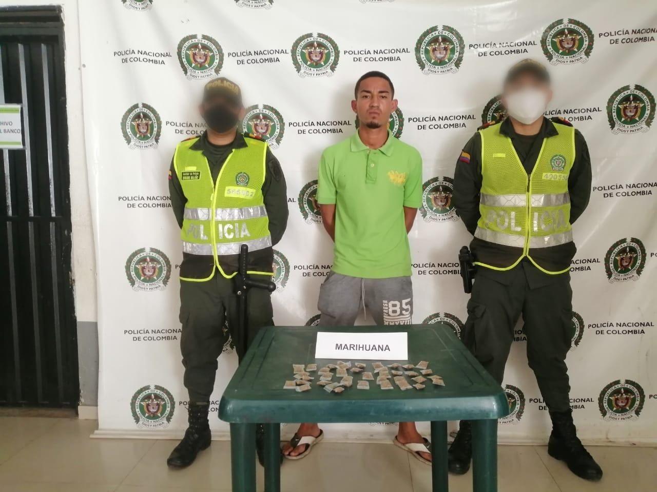 Jesús Javier Leal Gelvis, de nacionalidad venezolana, capturado con drogas. 