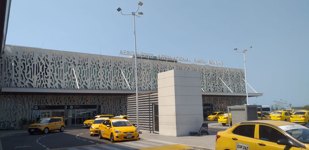 Aeropuerto Internacional Simón Bolívar de Santa Marta. Foto archivo EL INFORMADOR.