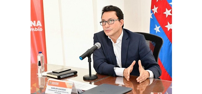 Carlos Caicedo, gobernador del Magdalena.