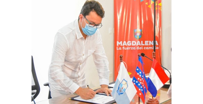 Carlos Caicedo, gobernador del Magdalena.