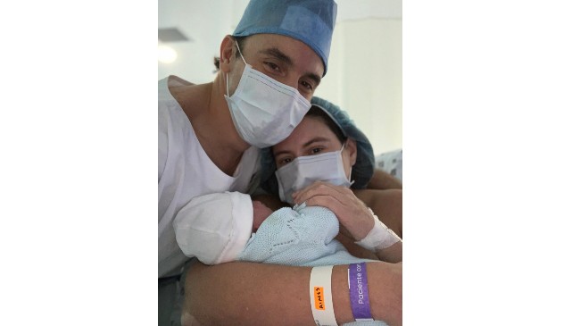 Esta es la primera foto que se conoce del segundo hijo de Taliana Vargas y Alejandro Eder.