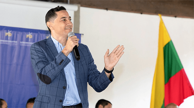 Andrés Hurtado Barrera, actual alcalde de Ibagué y exgerente del Aeropuerto Perales. 