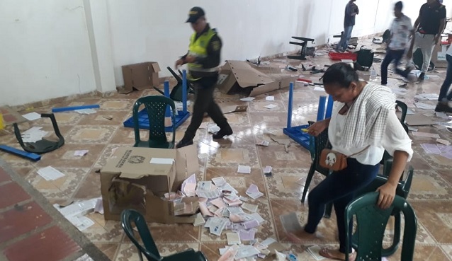 En dicho municipio las elecciones del pasado 27 de octubre de 2019 fueron anuladas luego que desadaptados destruyeran gran parte del material electoral.