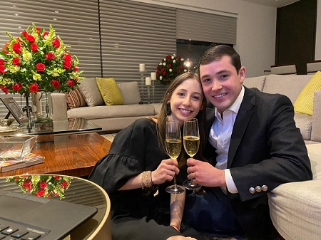 El compromiso matrimonial de Nelson Felipe Vives Calle y Viviana Buelvas Changüi, se hizo de manera virtual.