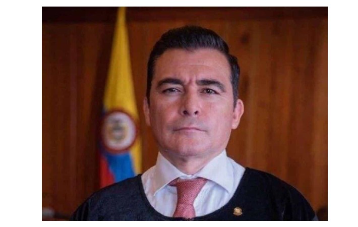 Cesar Augusto Reyes Medina, magistrado ponente en el caso que hoy tiene al expresidente Uribe con detención domiciliaria. 